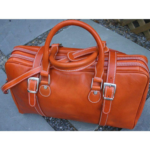 leather duffle bag